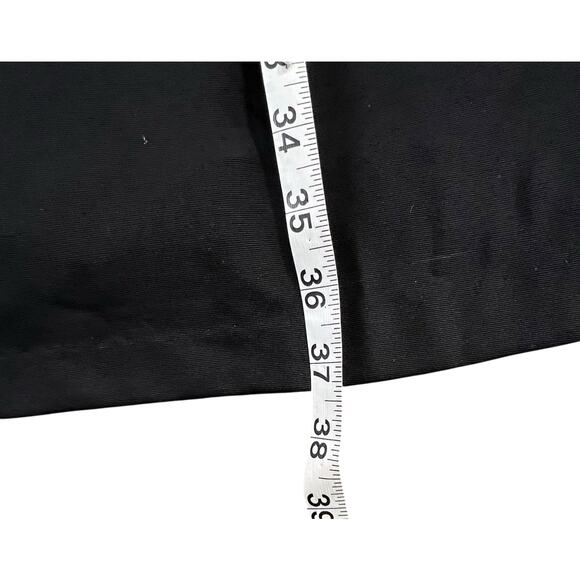 Molly Malloy Shift Dress 12 Petite Black Gray Velvet Classic Cocktail LBD Vtg - Picture 10 of 14